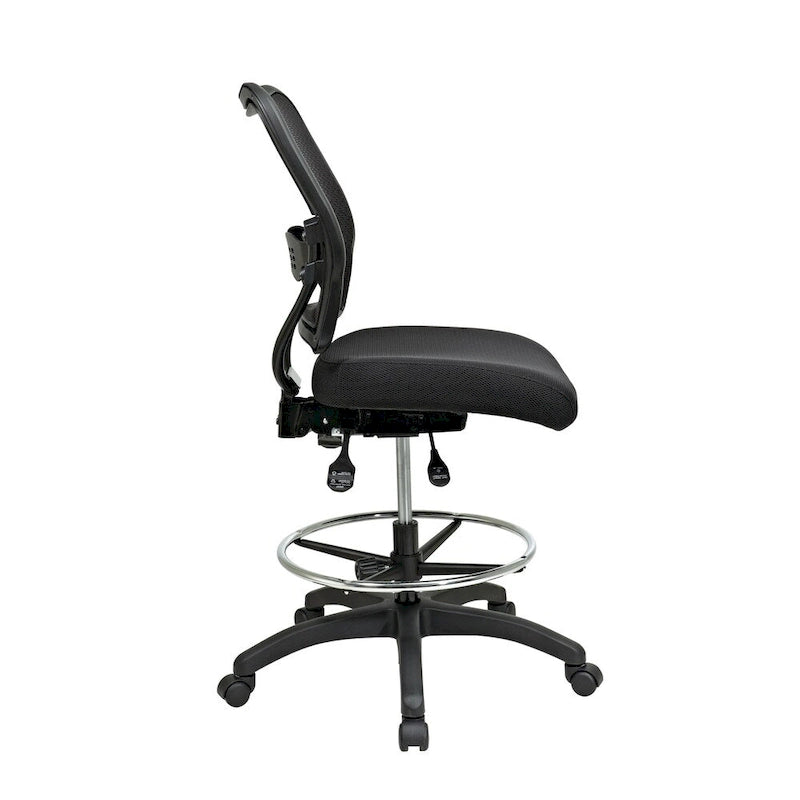Luxusní ergonomická pracovní židle se síťovaným opěradlem a síťovaným sedákem