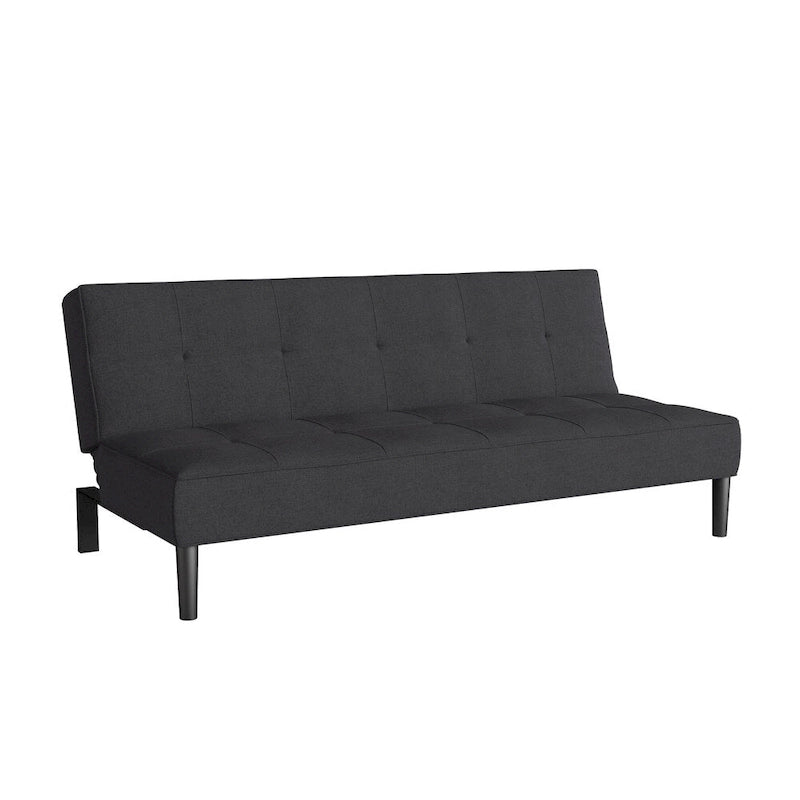 Rozkládací pohovka/futon s prošívanou texturovanou matrací