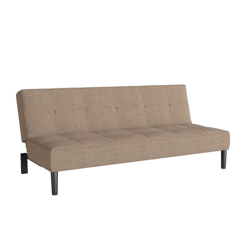 Rozkládací pohovka/futon s prošívanou texturovanou matrací