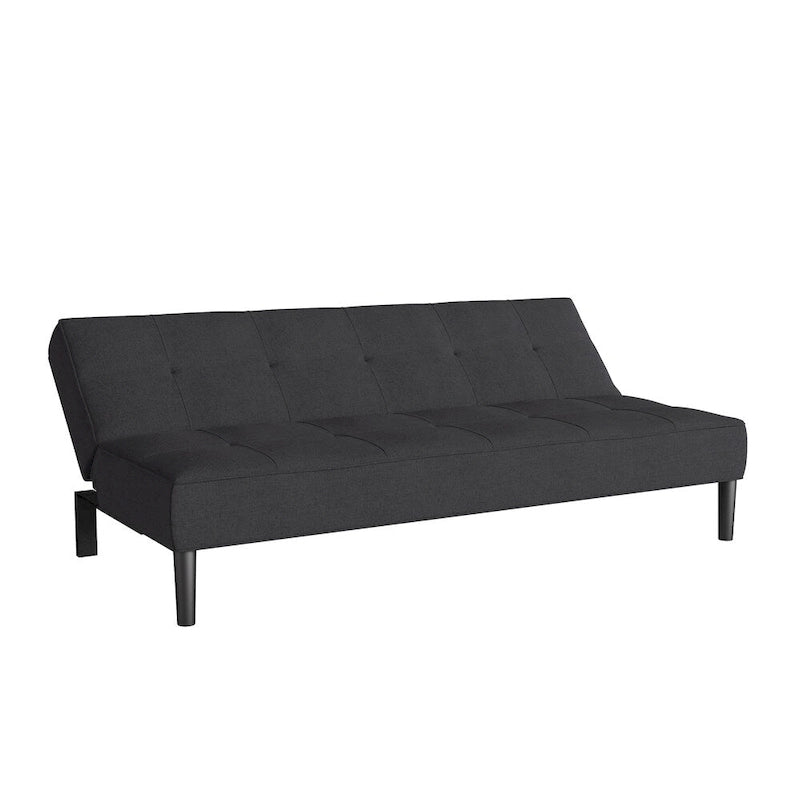 Rozkládací pohovka/futon s prošívanou texturovanou matrací