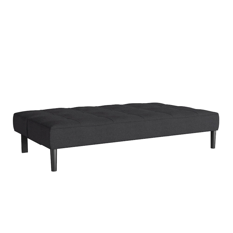 Rozkládací pohovka/futon s prošívanou texturovanou matrací