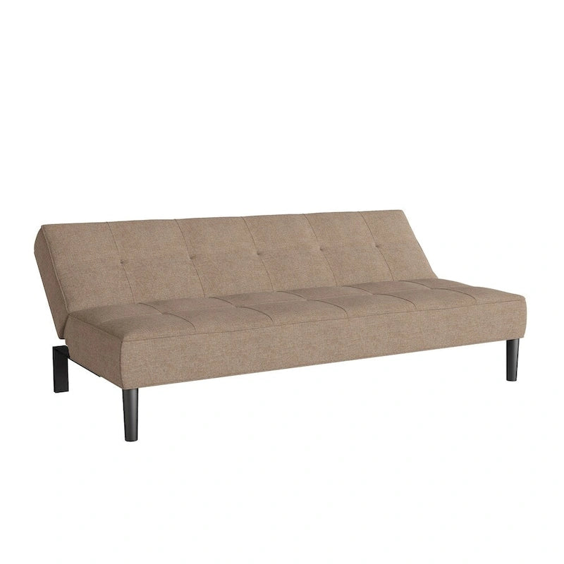 Rozkládací pohovka/futon s prošívanou texturovanou matrací