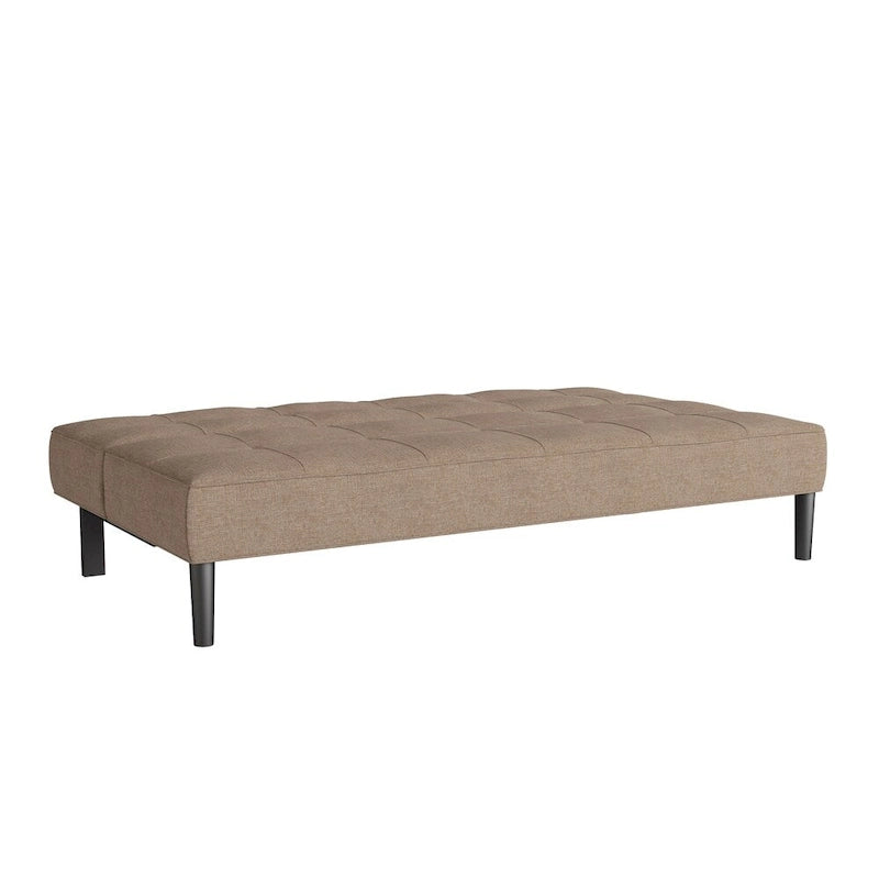 Rozkládací pohovka/futon s prošívanou texturovanou matrací